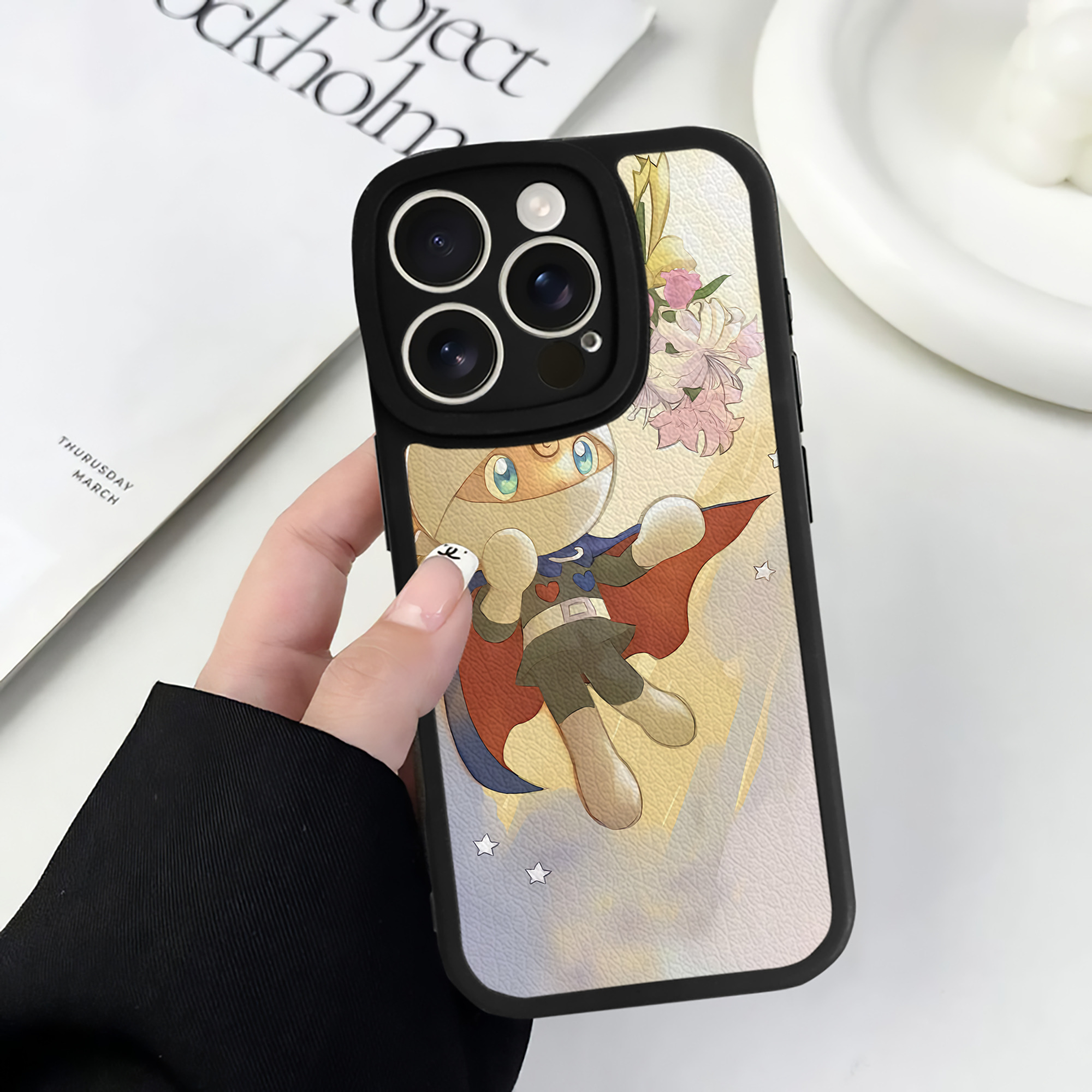 （画像用） アンパンマン Anpanman 【iPhone 16シリーズ対応】シリコンスマホケース（レザー調） 材質：シリコン